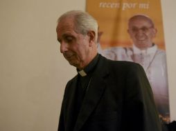 El arzobispo Mario Aurelio Poli dio a conocer la misión de la Iglesia de compartir una ventana al pasado. AFP /