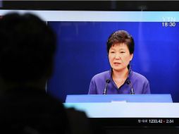 La presidenta reconoció que Choi le había ayudado en 'momentos difíciles', aunque no ofreció explicaciones detalladas. AP / L. Jin-man