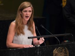 La embajadora Samantha Power dice que la abstención de EU no significa que estén de acuerdo con todas las políticas de Cuba. AFP / ARCHIVO