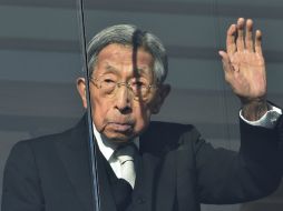 La última aparición pública de Mikasa tuvo lugar el pasado enero, cuando se le pudo ver en el balcón del Palacio Imperial. AFP / ARCHIVO