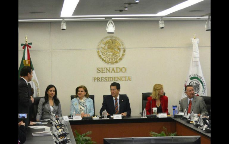 ''Toda mi actuación será de manera transparente y cumpliendo la normatividad'', asegura Gómez frente a legisladores. TWITTER / @RuffoAppel