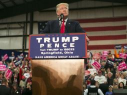 Desde las etapas iniciales de su campaña, Trump planteó imponer un arancel comercial de 45 por ciento a países como México y China. AFP / M. McGarvey