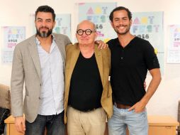 Artistas. Álvaro Cuevas, Paco de la Peña y Gibrán Julián (de izquierda a derecha). EL INFORMADOR / M. Vargas