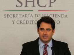 El titular de la Unidad de Planeación Económica, Luis Madrazo Lajous, presentó el Informe de las Finanzas Públicas y la deuda. NTX / ARCHIVO