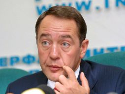 Mijaíl Lesin, fue uno de los fundadores del canal de televisión Russia Today. EFE / S. Ilntsky