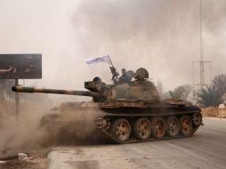 Los bombardeos de rebeldes se acompañan de violentos combates cerca de las zonas gubernamentales. AFP / O. Haj Kadour