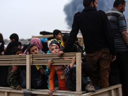 El Ejército iraquí ha asaltado también varios pueblos de la zona de Nemrud, a 35 kilómetros al sureste de Mosul. AFP / B. Kilic