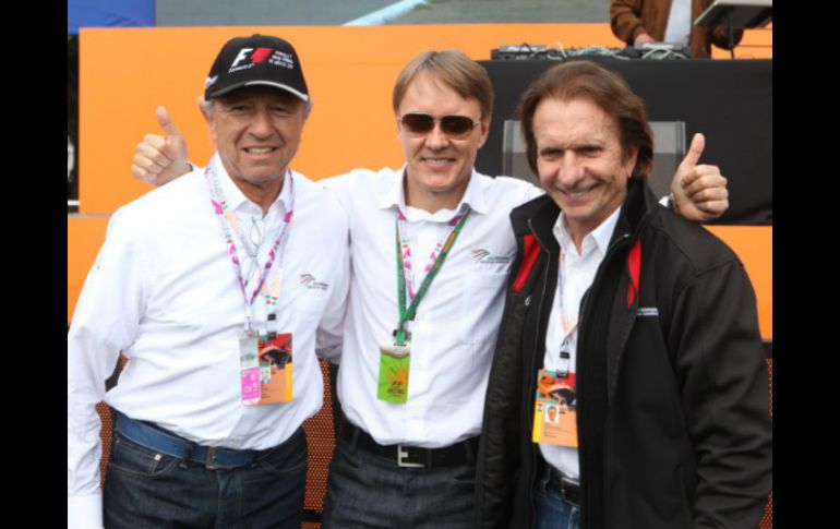 Fernández señala que ''no hay palabras para describir el gran ambiente y momento que se vive'' en el Autódromo Hermanos Rodríguez. EL INFORMADOR / P. Gallardo