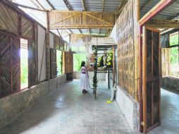 Casa de bambú de Tepetzintan. ESPECIAL / ARCHIVO