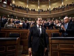 Rajoy pidió contar con apoyos suficientes para poder aprobar medidas de Gobierno. AFP / D. Ochoa