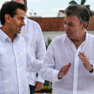 Peña Nieto regresa de su gira por Colombia