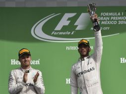 El piloto de Mercedes dominó la carrera de 71 vueltas. AFP / Y. Cortez