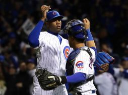 Cuando casi estaban eliminados, los Cachorros enviaron ahora de regreso la Serie a Cleveland. AFP / J. Daniel