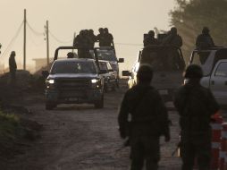 Soldados del Ejército mexicano respondieron a los disparos de los pistoleros. EFE / ARCHIVO