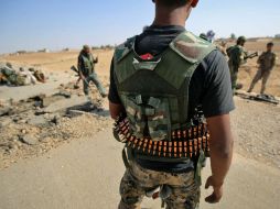 Las tropas terrestres están contando con la cobertura aérea de la coalición antiyihadista capitaneada por EU. AFP / A. Al-Rubaye