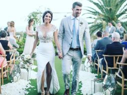 El nadador y la ex Miss California se habían casado legalmente en Arizona el 13 de junio. INSTAGRAM / m_phelps00