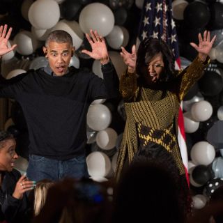 Los Obama celebran su último Halloween en la Casa Blanca