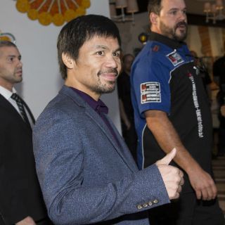 Pacquiao y Vargas hacen arribo oficial a Las Vegas