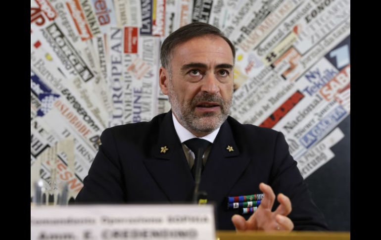El almirante Enrico Credendino espera que otros países miembros de la misión sigan el ejemplo de Italia. AP / A. Tarantino