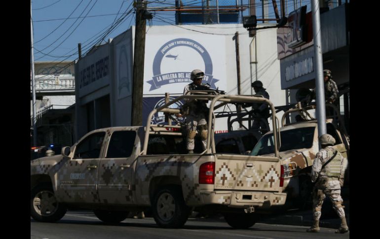Al llegar al referido crucero detectaron a civiles armados a bordo de varios vehículos. NTX / ARCHIVO
