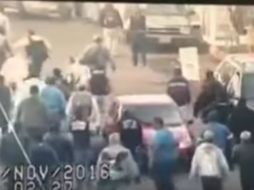 El incidente se registró a las 09:00 horas en la colonia Tabacalera. YOUTUBE /  Eluniversal Online