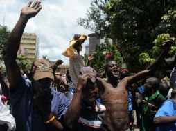 La Policía keniana suele reprimir con dureza las protestas, la última de ellas en mayo, cuando al menos tres personas murieron. AFP / ARCHIVO