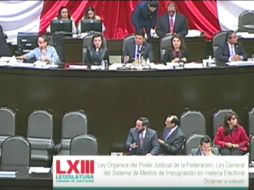 El documento que modifica los periodos para los que fueron electos los magistrados del Tribunal Electoral ya fue enviado al Ejecutivo. YOUTUBE / Cámara de Diputados