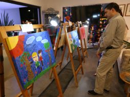 Dos de las obras fueron subastadas durante el evento. EL INFORMADOR / G. Gallo