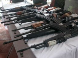Tanto los detenidos como las armas de fuego son presentados ante el Ministerio Público. NTX / ARCHIVO