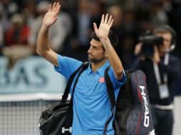 La derrota de Djokovic, el dominador del tenis mundial en los dos últimos años, dejó al torneo de París-Bercy sin su rey. AP / M. Euler