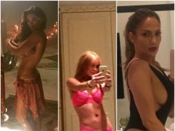 Las famosas mostraron sus curvas y su torneada figura. INSTAGRAM /