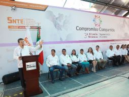 Juan Díaz de la Torre encabezó la Tercera Reunión Nacional con Representantes de Escuela. NTX / ESPECIAL