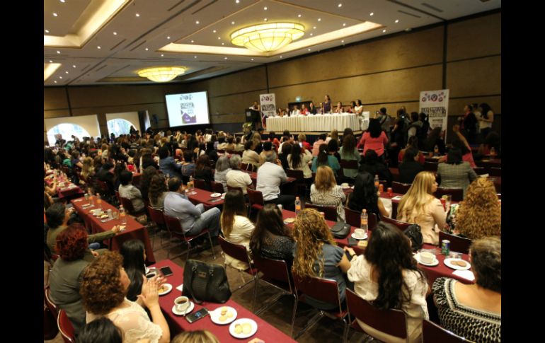 Imagen de la Inauguración de la Red Estatal por la Igualdad y la Paridad en Jalisco. EL INFORMADOR / P. Franco