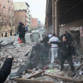 Se derrumba un edificio por explosión de gas en Rusia