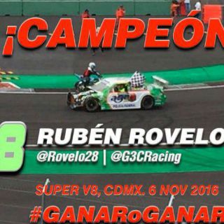 Rubén Rovelo, campeón de Súper V8 de Súper Copa Telcel