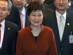 La presidenta afronta malos índices de popularidad y exigencias de la ciudadanía de que renuncie. EFE / Yonhap