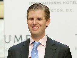 ''¡Es un honor increíble votar por mi padre! ¡Hará un trabajo tan bueno por EU!'', comentó Eric antes de eliminar el ''tuit''. AFP / ARCHIVO