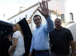 El canditato del Partido Nuevo Progresista acudió a las urnas. EFE / T. Llorca