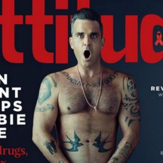 Robbie Williams posa desnudo en revista