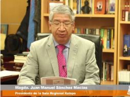 El legislador refirió que es malo que haya corrupción entre hombres y tal vejación para las mujeres. TWITTER / @TEPJF_XAL
