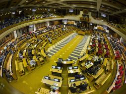 El Congreso Nacional Africano, mayoría en el congreso, dice que no apoyará la moción opositora. EFE / N. Bothma