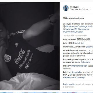 Selección mexicana se une al 'mannequin challenge'