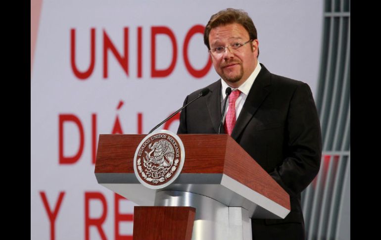 Edgar Pereda, presidente de la CIRT en la 58 Semana de la Radio y la Televisión. NTX / J. Pazos