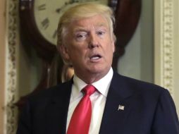 La candidatura de Trump recibió el apoyo oficial del KKK, un respaldo del que su campaña se desligó. AFP / Y. Gripas