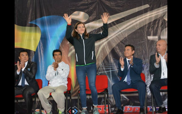 Espinoza mostró su entusiasmo por estar en el Campeonato Nacional. TWITTER / @codejalisco