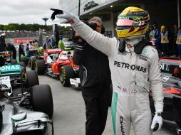 Hamilton buscará mantener la esperanza del título mundial. AFP / N. Almeida