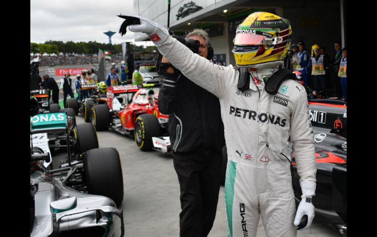 Hamilton buscará mantener la esperanza del título mundial. AFP / N. Almeida