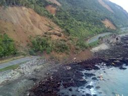 La información oficial del gobierno neozelandés es que hay dos personas que fallecieron a causa del terremoto. AFP / New Zealand Transport Agency
