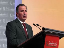 Meade señaló que la deuda pública representa cincuenta puntos porcentuales del PIB. EFE / H. Ortuño