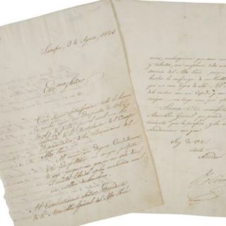 Subastarán documentos relacionados con Simón Bolívar